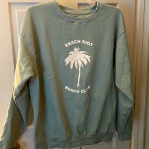Beach Riot Beach Club Sweatshirt, size M Blue